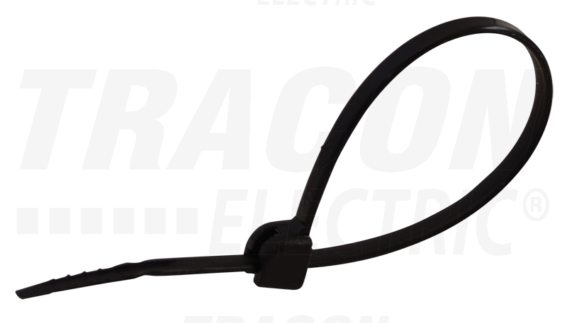 Serre-câble a languette métallique, résistant aux uv, noir 293×4,8mm, d=3,5-78mm, pa6.6_0