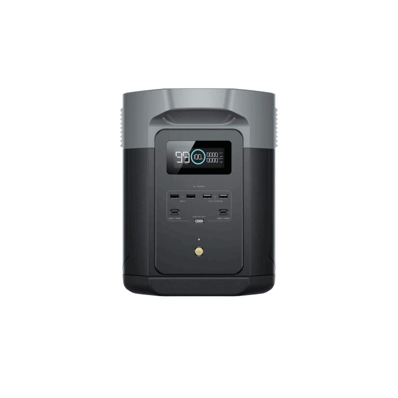 Station de charge portable Ecoflow Delta 2 Max - 2048Wh - 12V/230V - Batterie lithium-ion performante_0