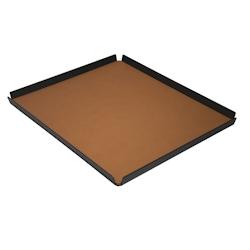 Stil Casa, set 6 vassoiper chambre d’hôtel, intérieur en polyuréthane couplé, 29x35 cm, saffiano couleur désert (desert). - VKN02-SA-DE_0