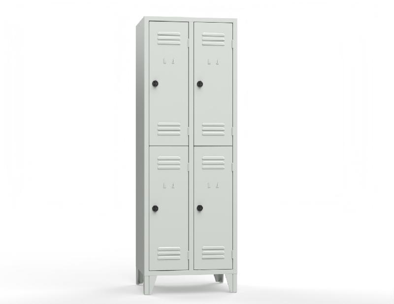 Vestiaire Parma multicases 2 colonnes / gris_0