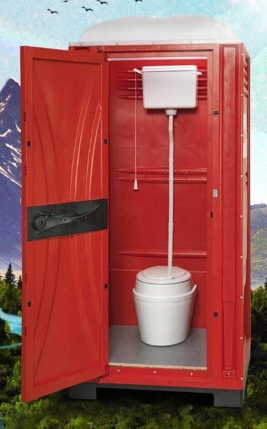 WC Toilet Box à raccorder - Cabine en location - Sebach - Polyéthylène haute densité - Plancher antidérapant_0