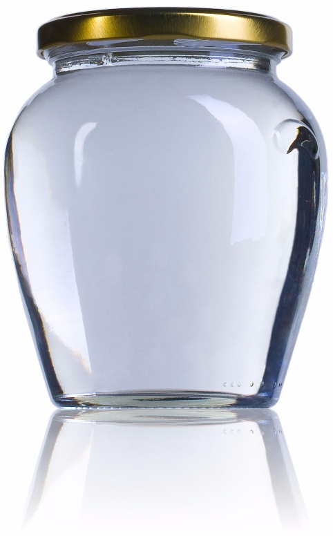 Bocal vaso orcio 720 ml - verre blanc cylindrique - TO 82_0