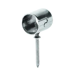 Colliers de fixation simple vis à bois AISI 304 - Réf : PF4S - Vis 4.8mm_0