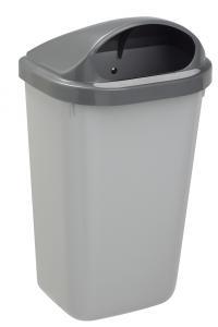 Corbeille 50l plastique xerios gris/gris_0