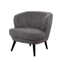 Fauteuil Dagmard Kily gris -  Autre Tissu Amadeus 68x66.5 cm - gris 3520071910420_0