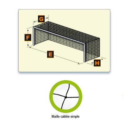 FILETS EUROPÉENS POUR BUTS À 11 - MAILLE 145 SIMPLE