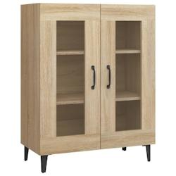 Helloshop26 - Buffet bahut commode armoire meuble de rangement organisateur cuisine salle de séjour salon sonoma 69,5 x 34 x 90 cm 02_0031672 - 30002_0