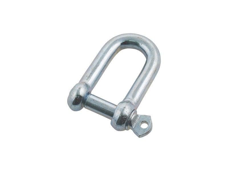 Manille droite AZ 660 kg - Acier zingué - 28x14mm - Pour lever_0