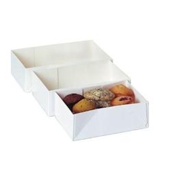 METRO PROFESSIONAL Boîte petits fours blanc 18 x 12 x 5 cm x 100 - KBLME181205F_0