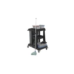 Numatic Petit chariot de ménage complet ÉCO-MATIC - noir plastique 913987_0