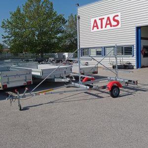 Remorque porte-canoë 4 places - PTC 500 kg - CU 335 kg - modèle PKC255_0
