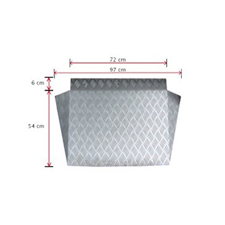 RAMPE EN SEUIL ALUMINIUM 54 CM