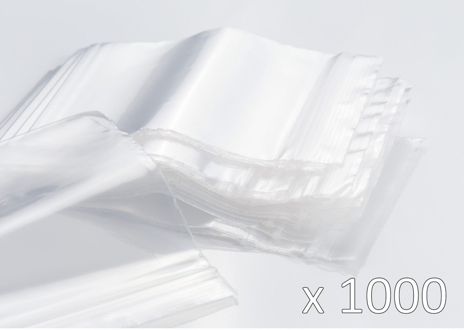 Sachets plastiques transparents zip - 25 tailles disponibles - Contact alimentaire - Hermétiques_0