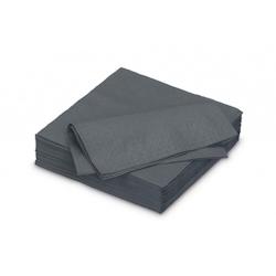 Serviette  en Papier Gris - 25 x 25 cm - x1200 pièces - gris papier 20631_0