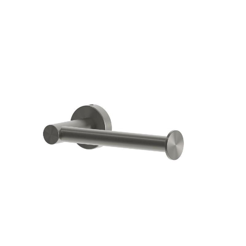 Support porte-rouleau papier toilette en acier inox satiné, structure résistante et durable, montage facile – SINED - gris inox PORTA-ROTOLO-LEVAN_0