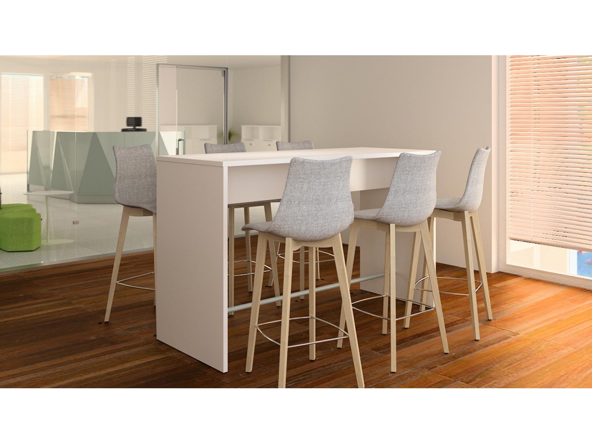 Table haute premier prix, idéale pour les réunions informelles, salons et espaces attente - OGI V_0