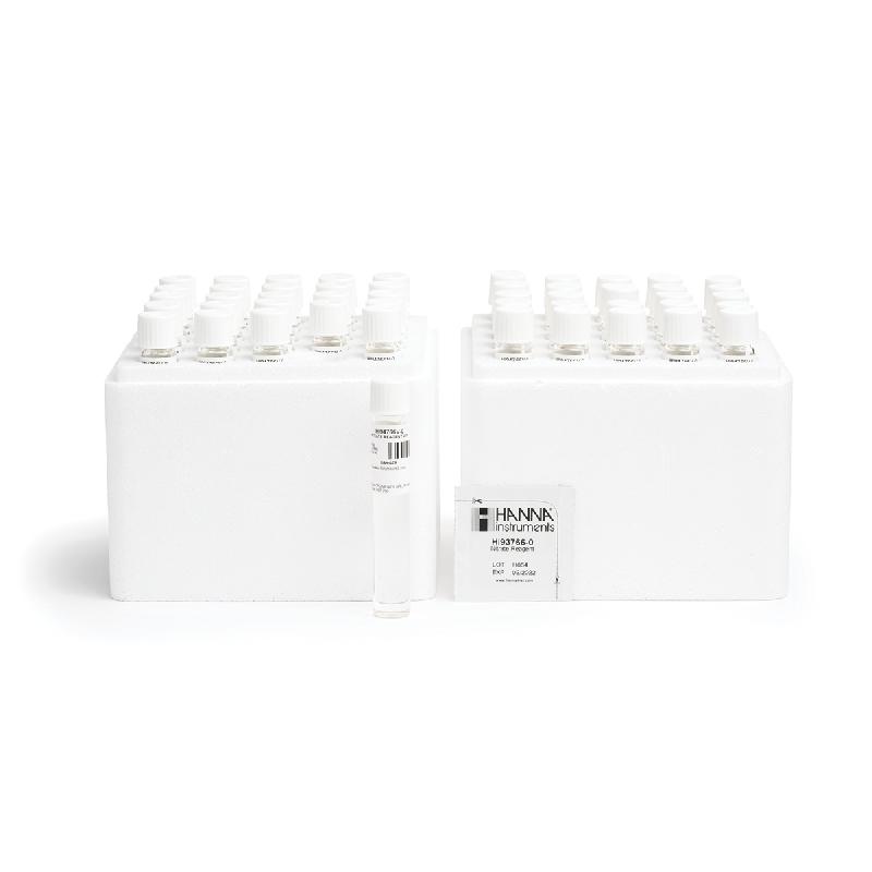 Tubes nitrates - 0,0 à 30,0 mg/L - Code barre - 50 tests - HI94766-50_0