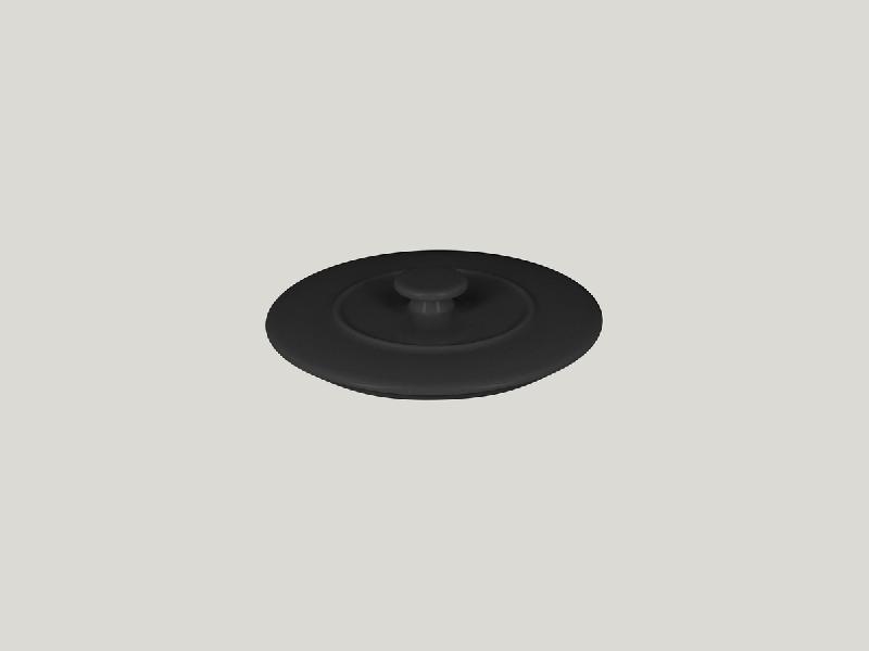 COUVERCLE POUR SOUPIÈRE ROND NOIR PORCELAINE Ø 15 CM CHEFS FUSION RAK