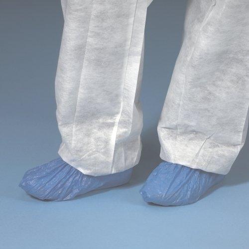 100 SURCHAUSSURES/COUVRE-CHAUSSURES PAPSTAR, CPE, 15 CM X 7 CM X 41 CM, BLEU