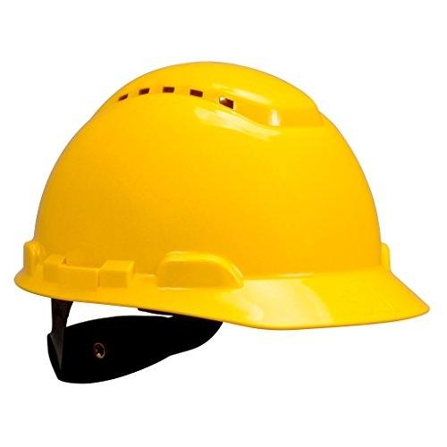 Casque de chantier 3M H700CGU-H700 - ventilé, harnais standard, jaune_0