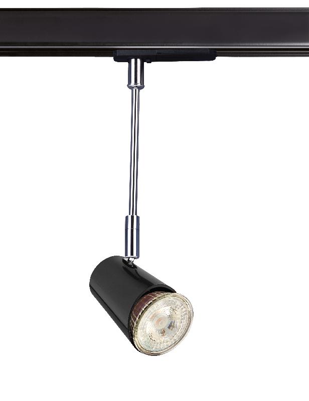 Spot pour rail 1 allumage 029 - Judy 129 GU10 LED 36° 5,5W 3000K noir - Aric_0