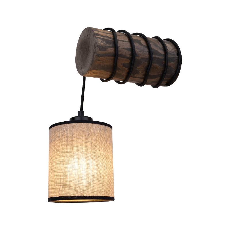 BRITOP APPLIQUE MURALE FRENISO, PIN, BEIGE, À 1 LAMPE