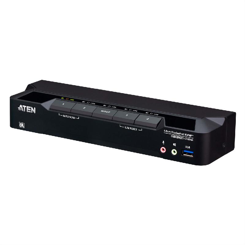 ATEN CS1924A Commutateur KVMP™ DisplayPort 8K USB 3.0 à 4 ports (câbles inclus)_0