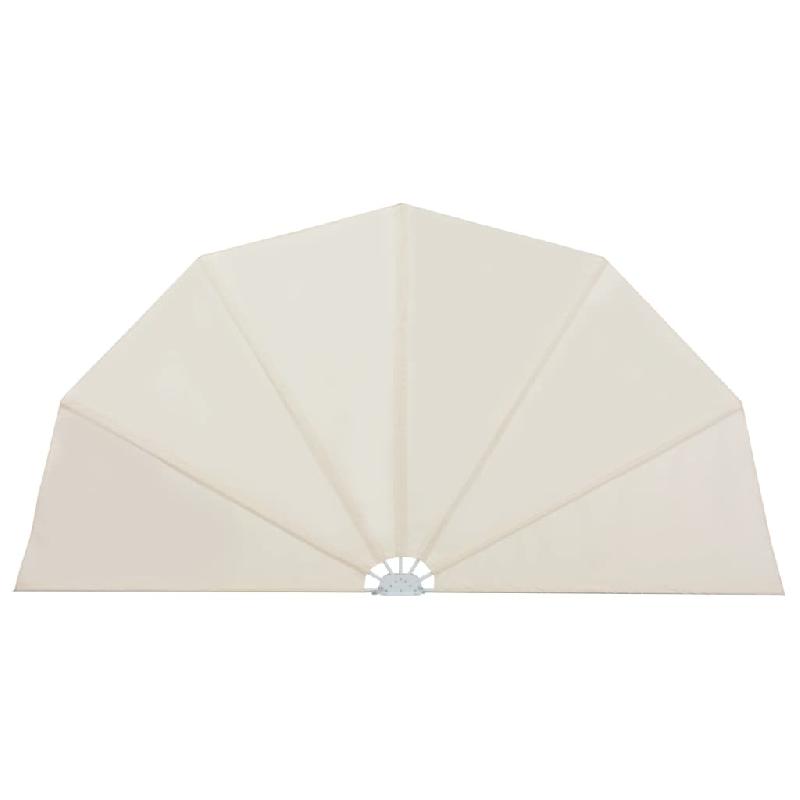 Auvent paravent store brise-vue latéral rétractable - Protection visuelle crème 200 cm - Patio, jardin, terrasse, balcon_0