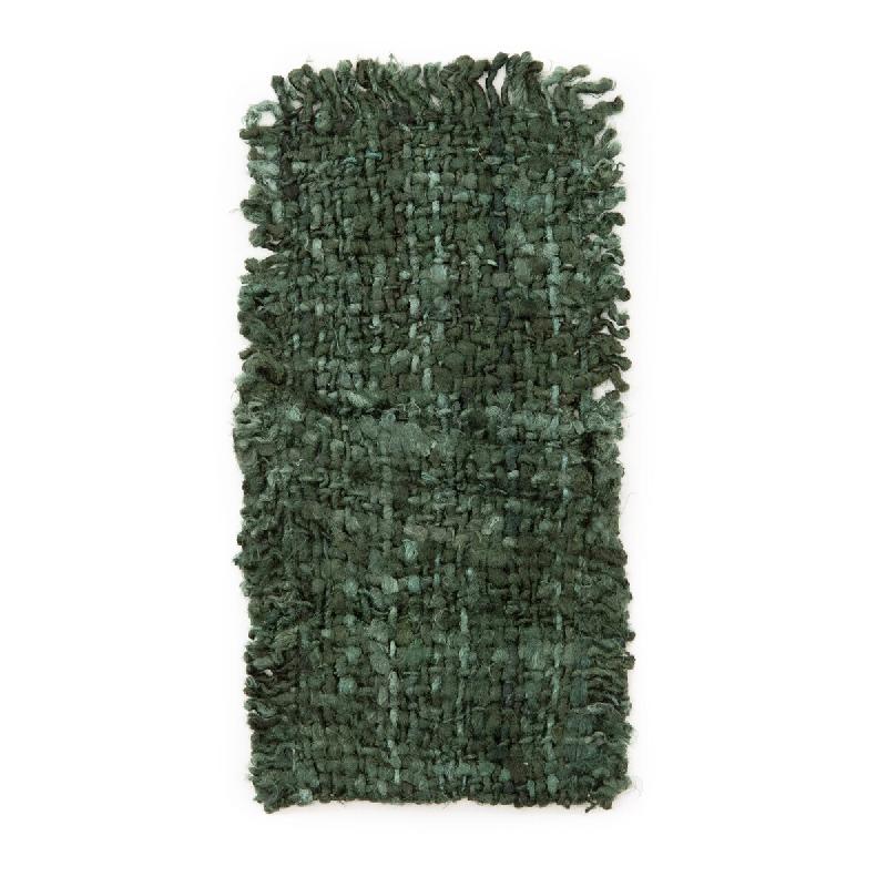 Bazar Bizar Porte-couvert en coton 13x25x1 cm vert forêt - vert textile INIE005FG_0