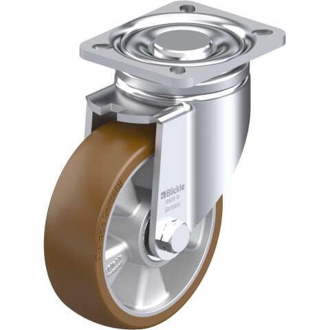 BLICKLE - ROULETTE PIVOTANTE Ø 125MM BANDAGE POLYURÉTHANE PU 550KG - LH-ALB 125K-1