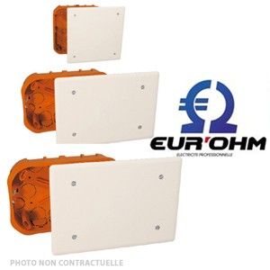 EUROHM BOÎTE D'ENCASTREMENT POUR CLOISONS SÈCHES 170X170X45MM 51005