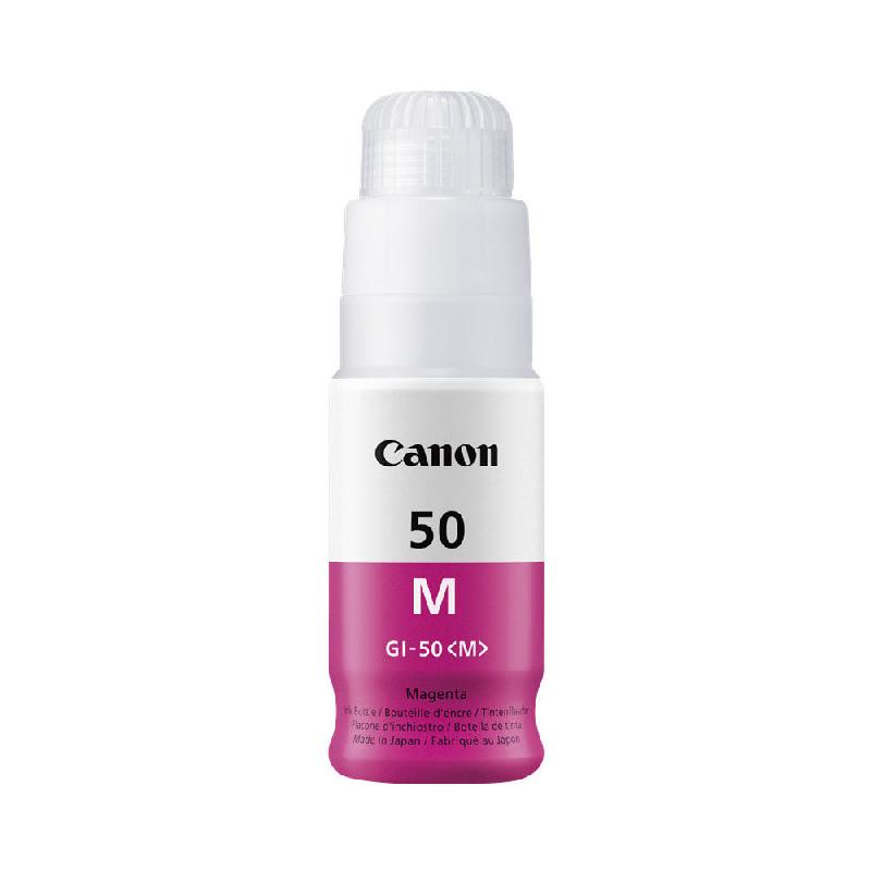 BOUTEILLE D'ENCRE AUTHENTIQUE GI-50 CANON - GRANDE CAPACITE - 3404C001 MAGENTA