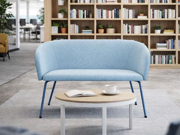 Canapé 2 places Naudu NowyStyl avec coloris de tissu personnalisable_0