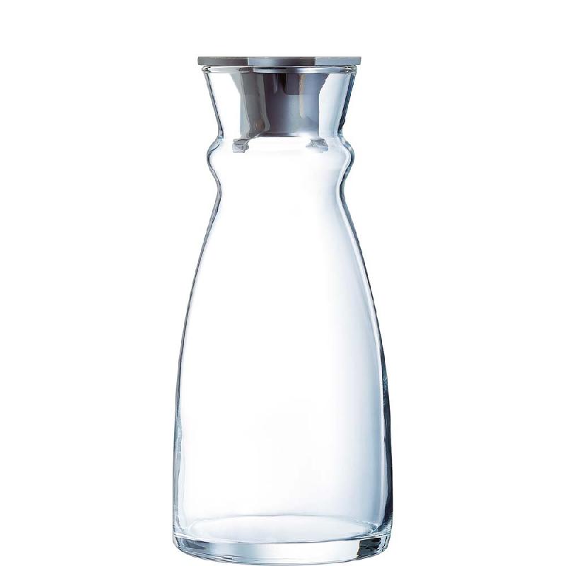 CARAFE ARCOROC FLUID, 75 CL AVEC COUVERCLE EN PLASTIQUE