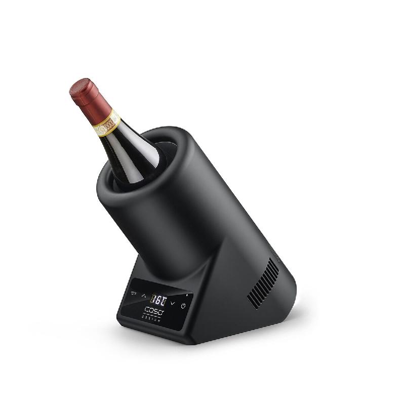 Caso Design - VinoCase noir - Refroidisseur à vin - 1 bouteille - Noir mat - noir 4038437006155_0