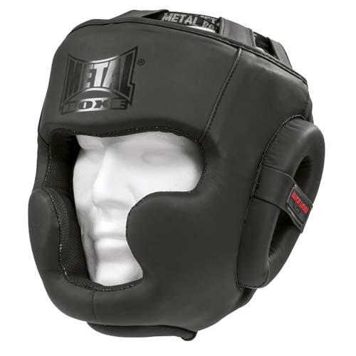 CASQUE INTÉGRAL MÉTAL BOXE NOIR