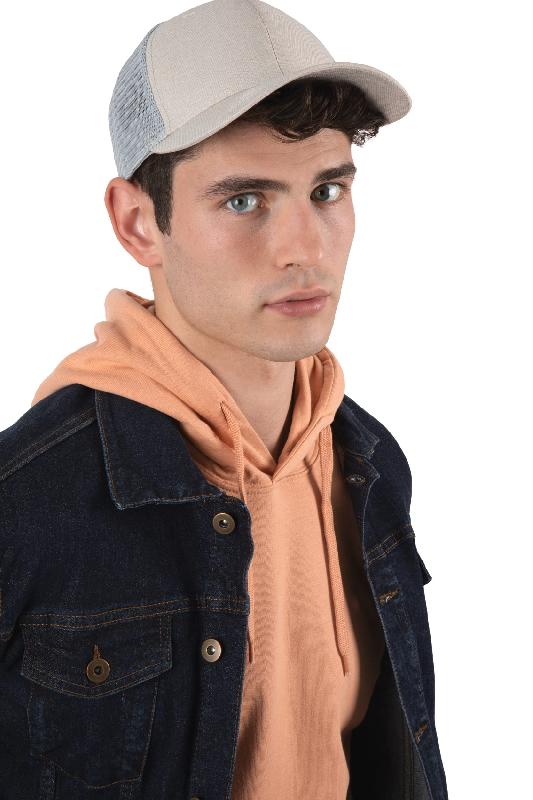 Casquette Urban Trucker - 6 panneaux - Réf: KP142 - polyester, visière incurvée, style tendance_0