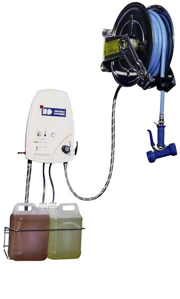 Centrales nettoyage et désinfection - gedo - avec enrouleur automatique inox