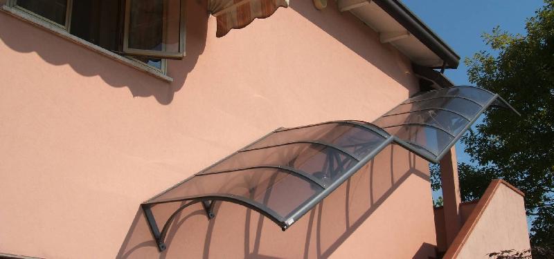 Classica - Marquise en aluminium et polycarbonate pour fenêtres et portes - Vitrum Mioni Srl_0