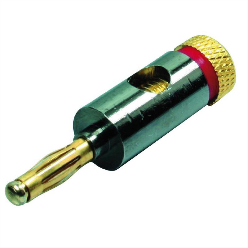 Connecteur banane métal 4mm, rouge_0