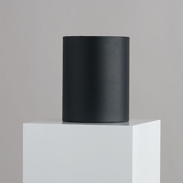 Corbeille de luxe noire - ronde_0