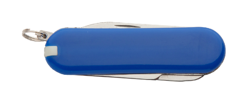 Couteau de poche multifonctions - Mini format 6 fonctions - Couleur bleue - Poids 21g_0
