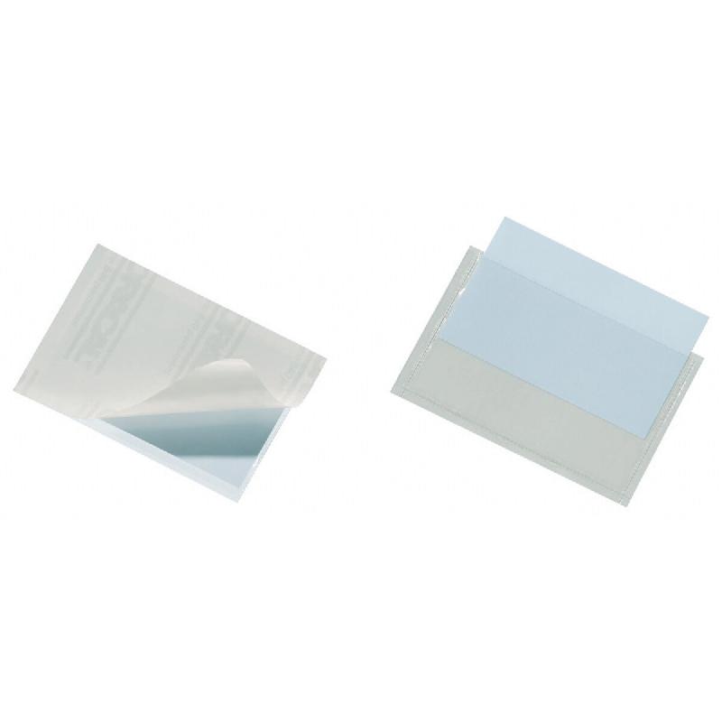 Durable Sachet de 10 étuis adhésifs POCKETFIX, 57x90 mm, transparent - 809319_0