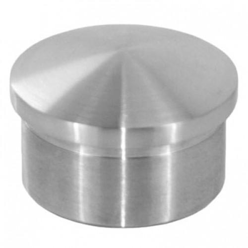 EMBOUT ARRONDI À FRAPPER POUR MAIN COURANTE – INOX 316 BROSSÉ DESIGN PRODUCTION