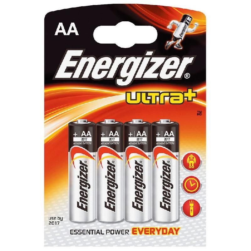 ENERGIZER PILES ENERGIZER ALCALINE ULTRA + - AA - LR6 (PRIX À L'UNITÉ)