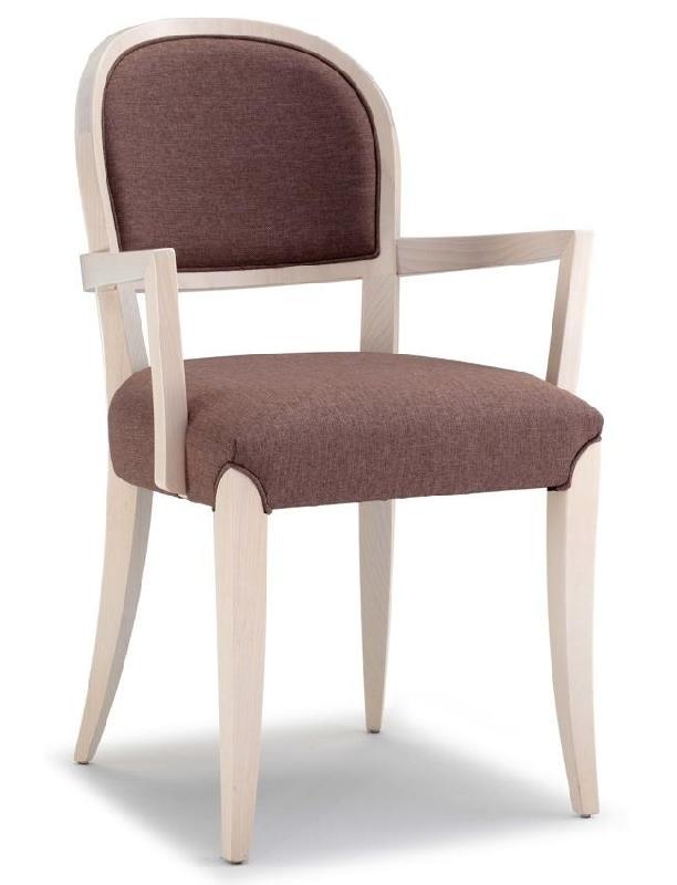 Fauteuil Moana - assise et dossier rembourrés - chaise de restaurant_0