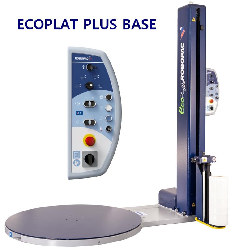 Filmeuse ECOPLAT PLUS BASE - Banderoleuse de palette avec table tournante 1500/1650 mm - Frein mécanique débrayable_0