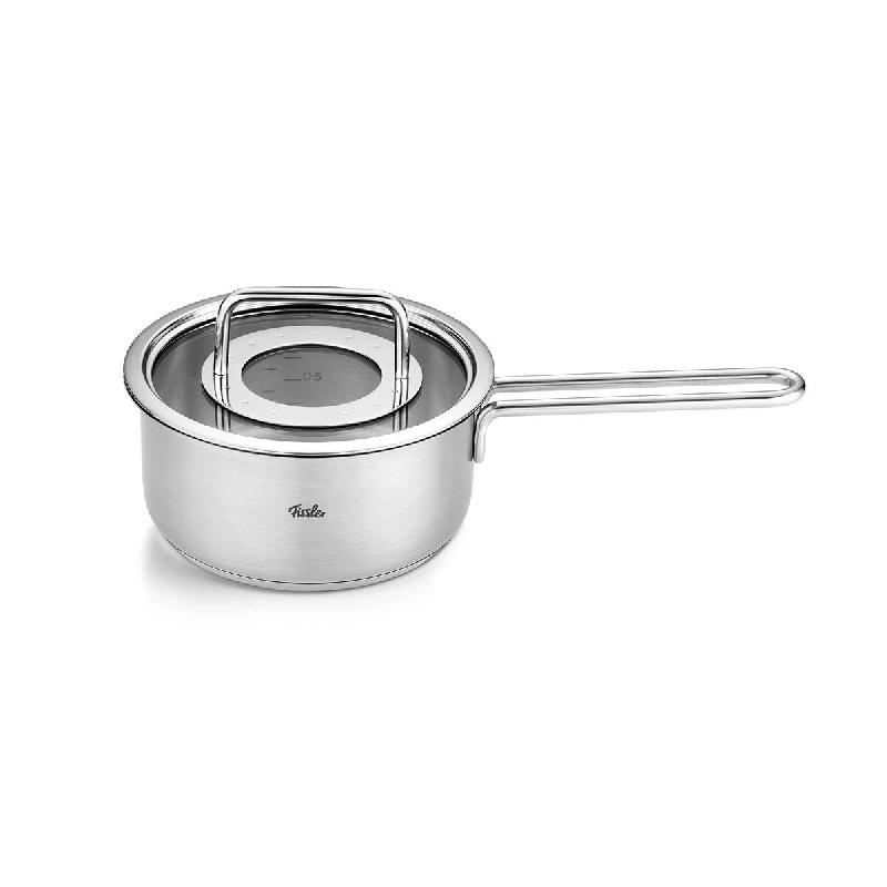 Fissler - Pure Collection - Casserole avec couvercle en verre 16 cm - 4009209403076_0