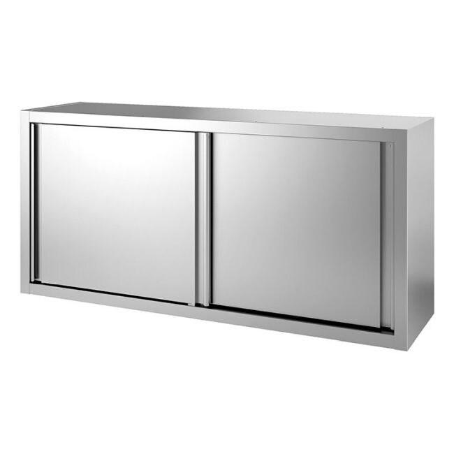 Gastro-Inox Armoire murale avec portes coulissantes en acier inoxydable 1500x400x600mm - inox 7445908417438_0