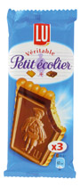 GÂTEAUX PETIT ÉCOLIER LU CHOCOLAT AU LAIT X 3 - FORMAT POCKET 37,5 G - LOT DE 23
